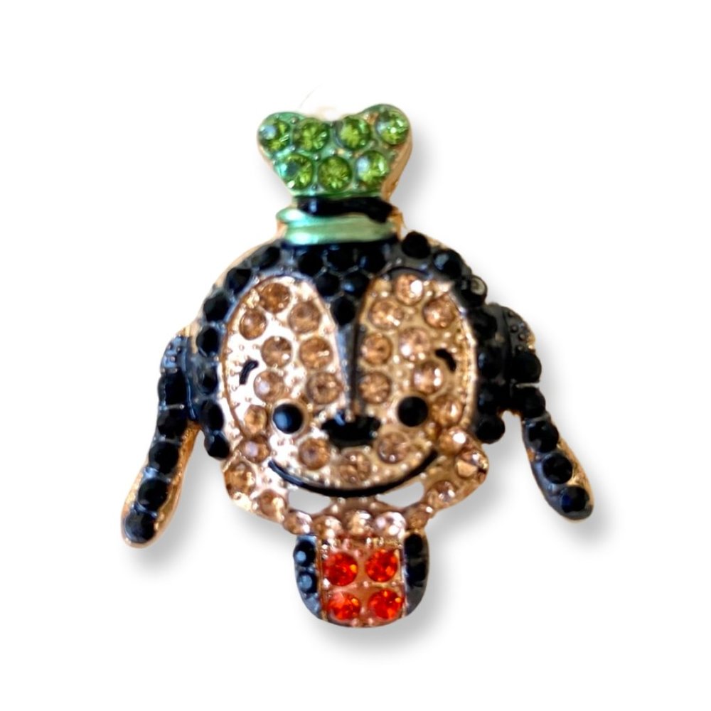 rhinestone goofy sticker charm